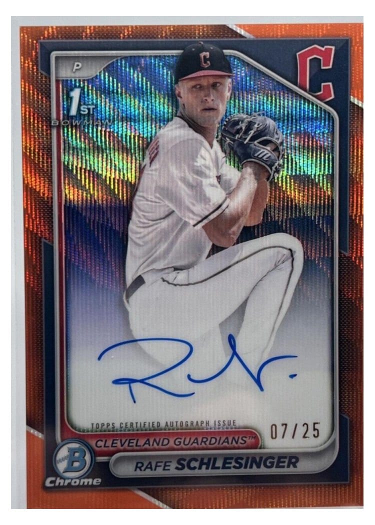 2024 Bowman Draft Chrome Prospect Autographs Rafe Schlesinger #CPA-RSC card