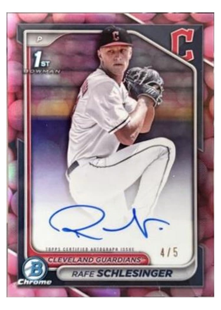 2024 Bowman Draft Chrome Prospect Autographs Rafe Schlesinger #CPA-RSC card