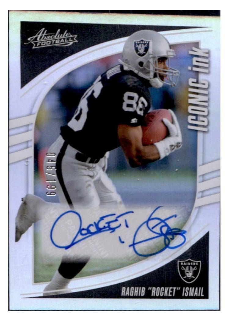 2025 Panini Absolute Iconic Ink Raghib "Rocket" Ismail #II-RIL card