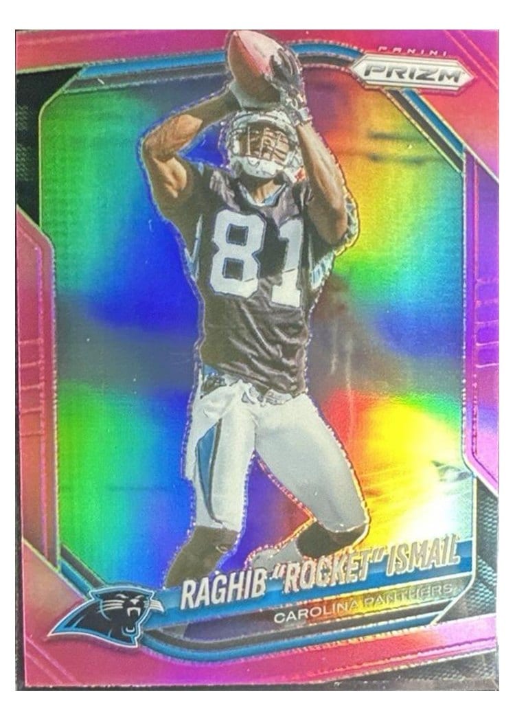 2025 Panini Prizm Base Set Raghib "Rocket" Ismail #86 card