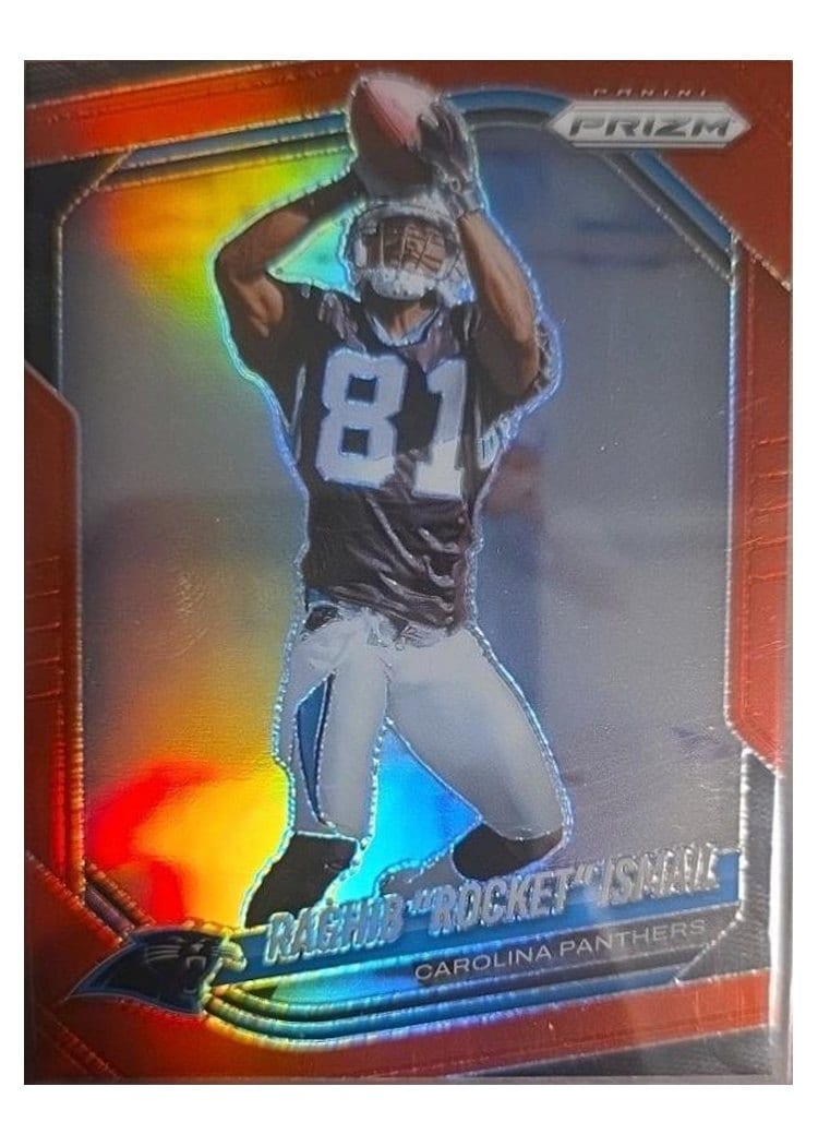 2025 Panini Prizm Base Set Raghib "Rocket" Ismail Red #86 card