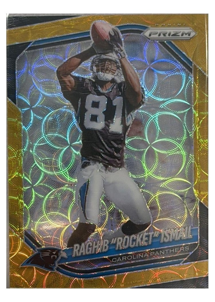 2025 Panini Prizm Base Set Raghib "Rocket" Ismail Gold #86 card