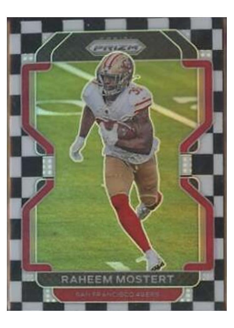 2021 Panini Prizm Base Set Raheem Mostert #56 card