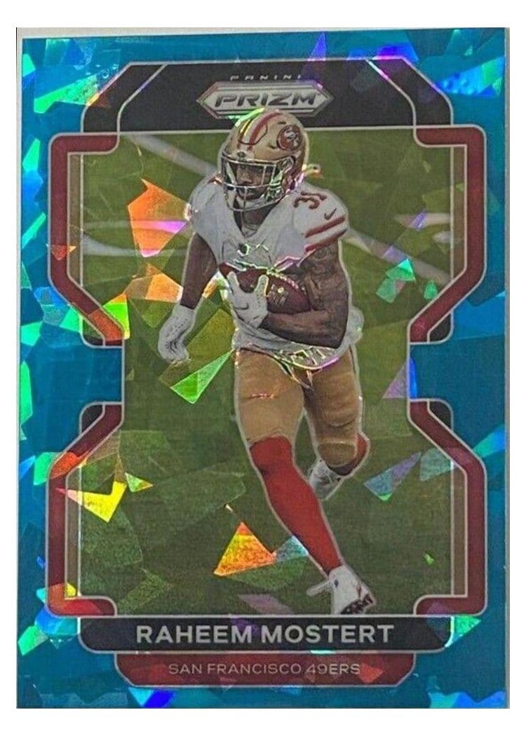 2021 Panini Prizm Base Set Raheem Mostert #56 card