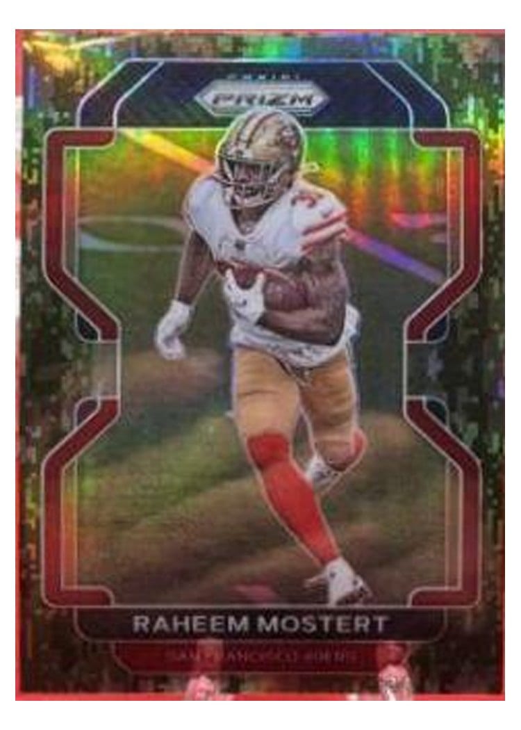 2021 Panini Prizm Base Set Raheem Mostert #56 card