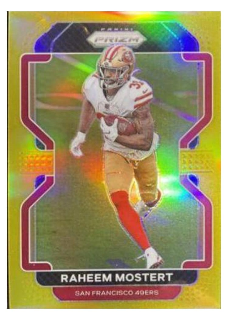 2021 Panini Prizm Base Set Raheem Mostert #56 card