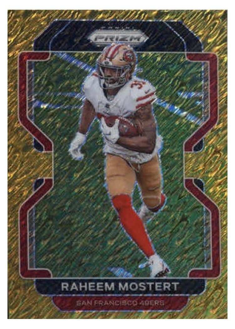 2021 Panini Prizm Base Set Raheem Mostert #56 card