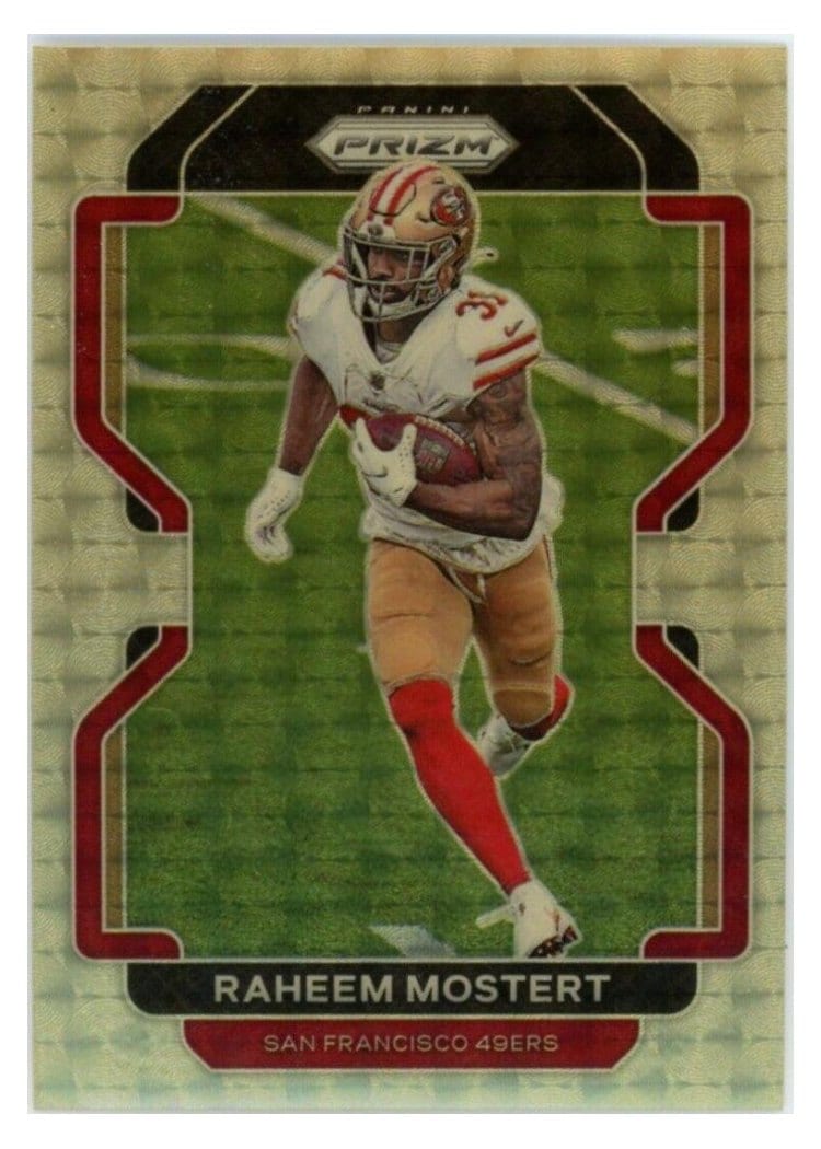 2021 Panini Prizm Base Set Raheem Mostert #56 card