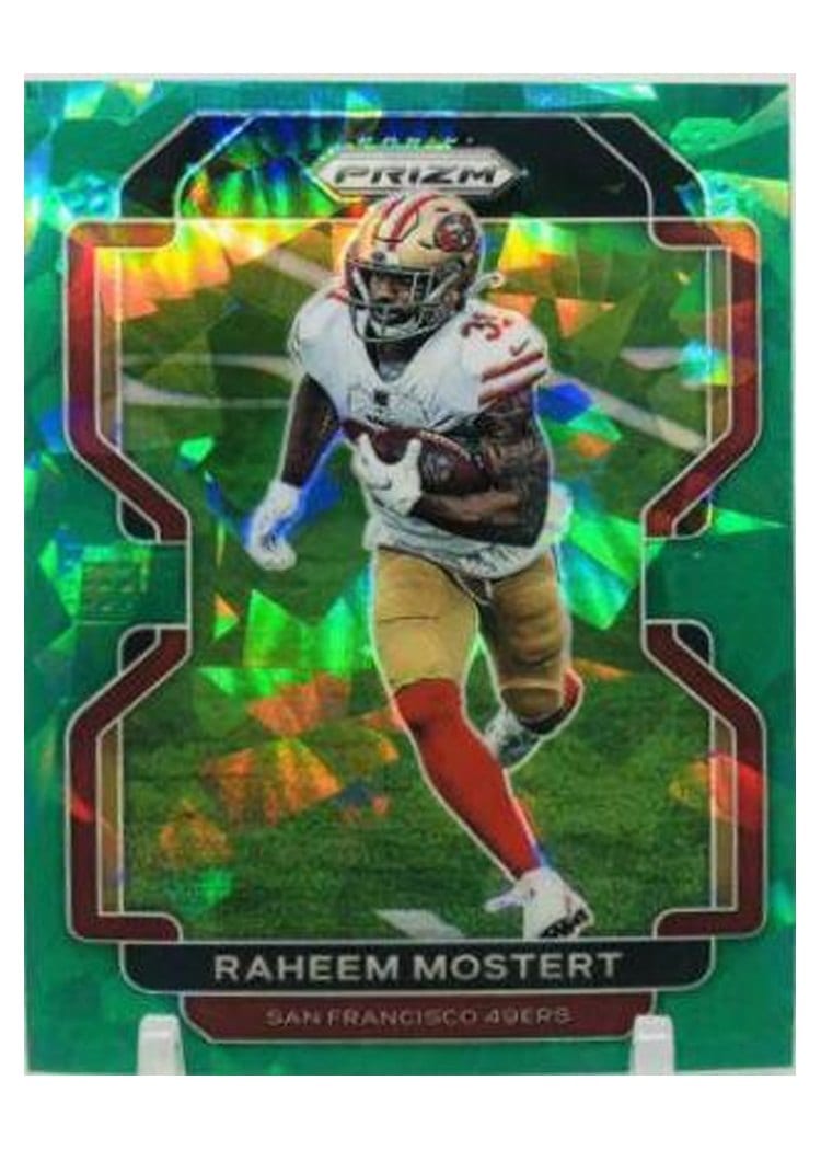 2021 Panini Prizm Base Set Raheem Mostert #56 card