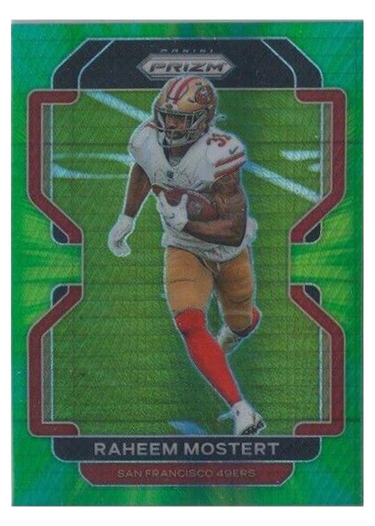 2021 Panini Prizm Base Set Raheem Mostert #56 card