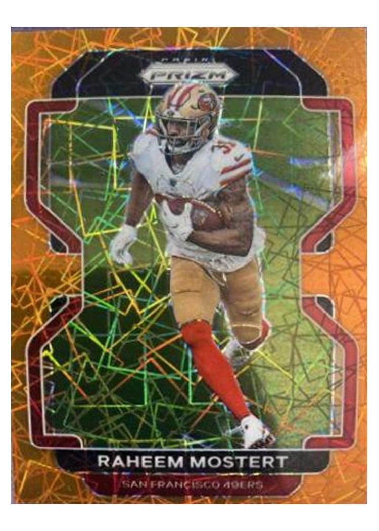 2021 Panini Prizm Base Set Raheem Mostert #56 card