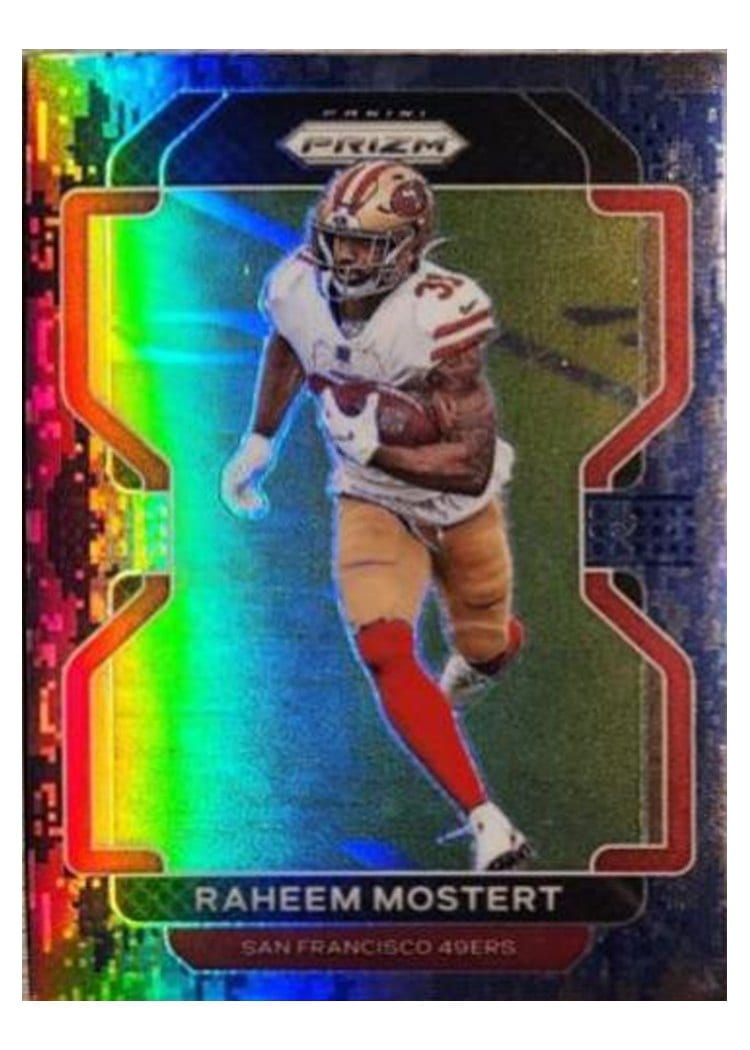 2021 Panini Prizm Base Set Raheem Mostert #56 card