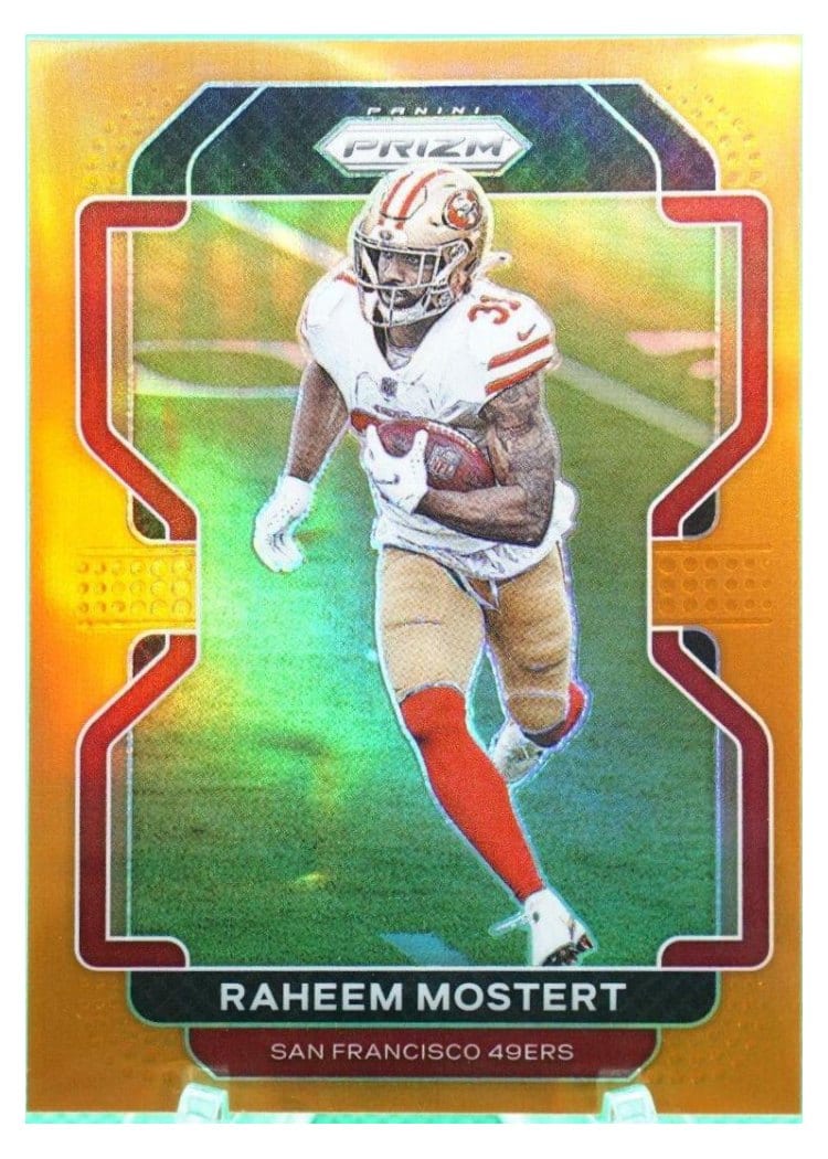 2021 Panini Prizm Base Set Raheem Mostert #56 card