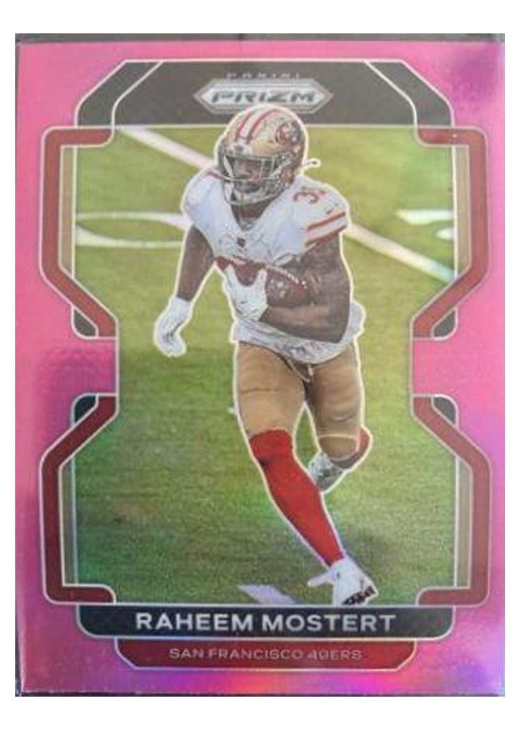 2021 Panini Prizm Base Set Raheem Mostert #56 card