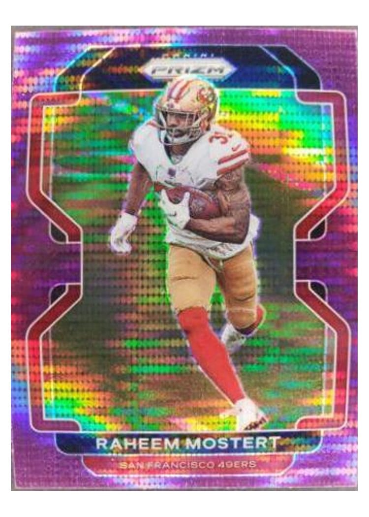 2021 Panini Prizm Base Set Raheem Mostert #56 card