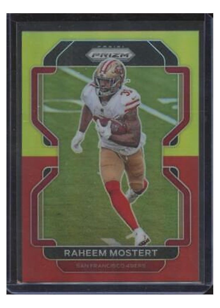 2021 Panini Prizm Base Set Raheem Mostert #56 card