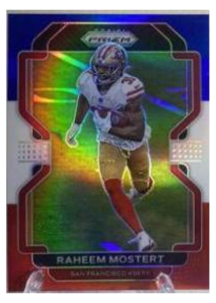 2021 Panini Prizm Base Set Raheem Mostert #56 card