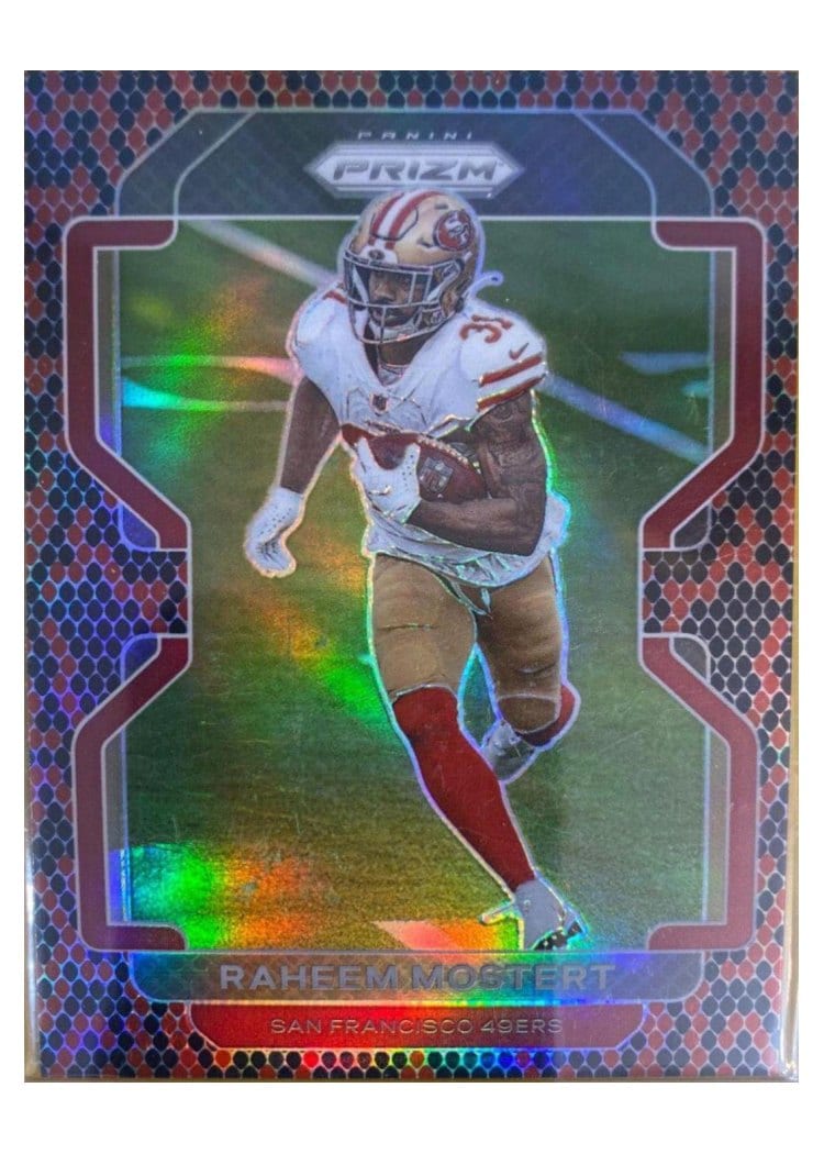 2021 Panini Prizm Base Set Raheem Mostert #56 card