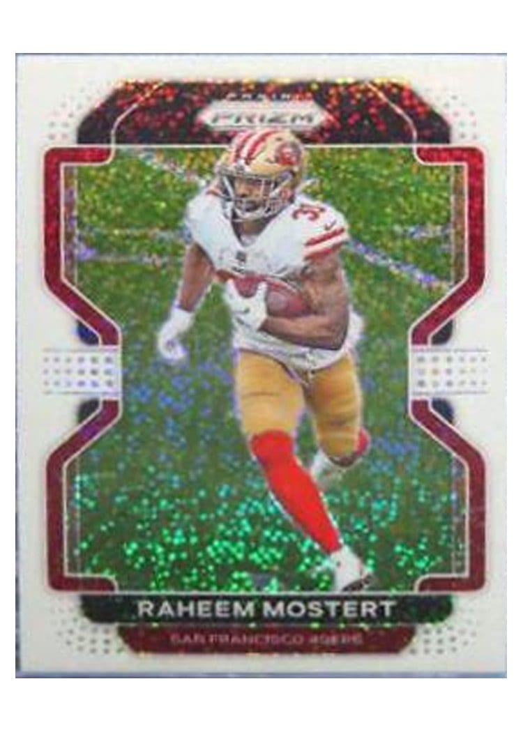 2021 Panini Prizm Base Set Raheem Mostert #56 card