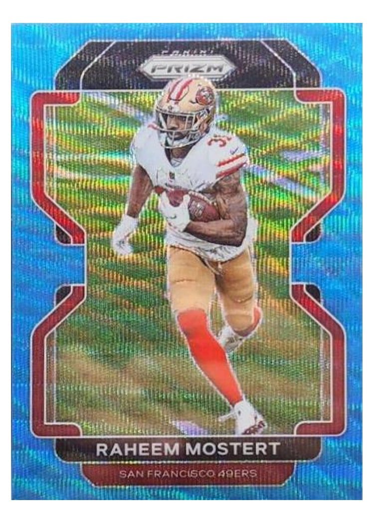 2021 Panini Prizm Base Set Raheem Mostert #56 card
