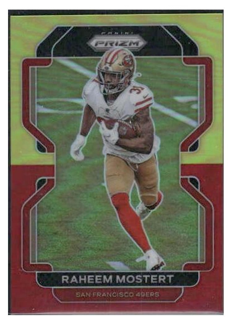 2021 Panini Prizm Base Set Raheem Mostert #56 card