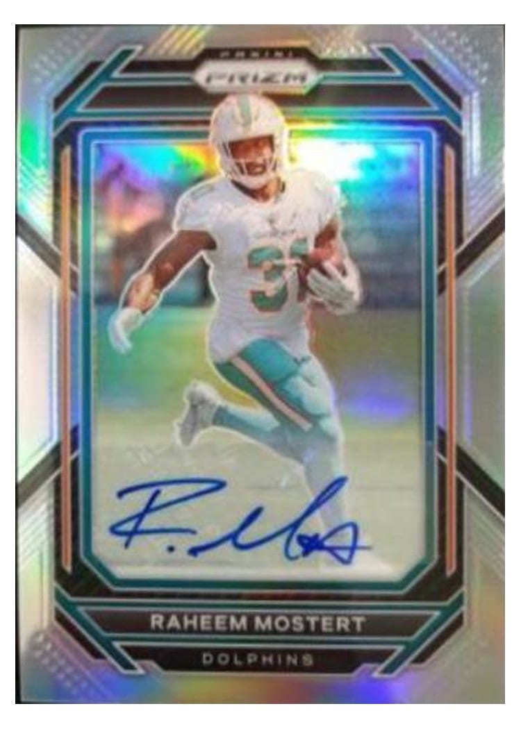 2022 Panini Prizm Base Set Raheem Mostert #179 card