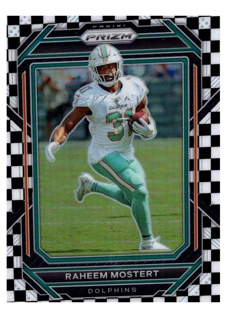 2022 Panini Prizm Base Set Raheem Mostert #179 card