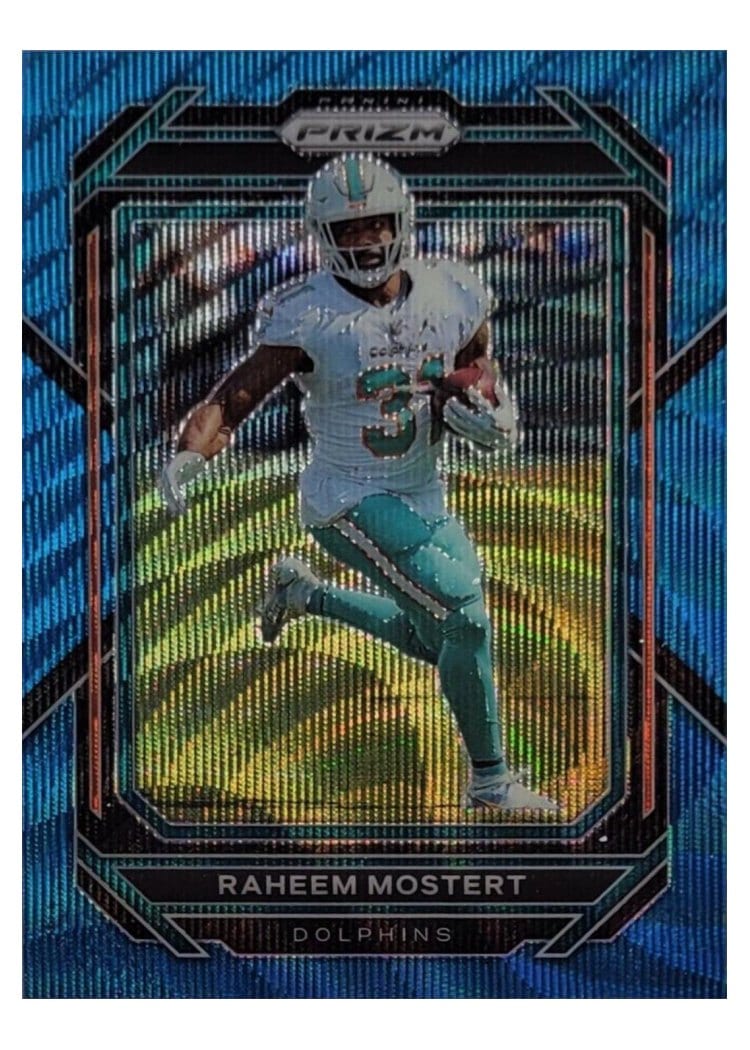 2022 Panini Prizm Base Set Raheem Mostert #179 card