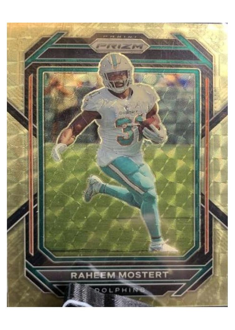 2022 Panini Prizm Base Set Raheem Mostert #179 card