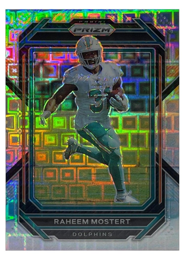 2022 Panini Prizm Base Set Raheem Mostert #179 card