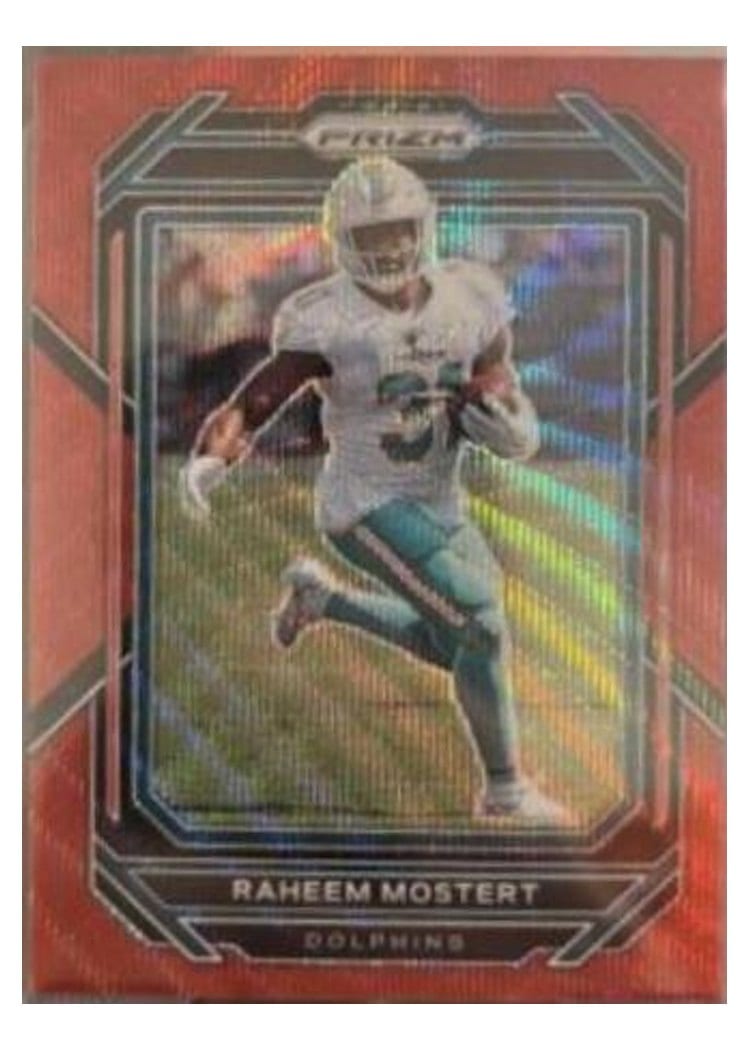 2022 Panini Prizm Base Set Raheem Mostert #179 card