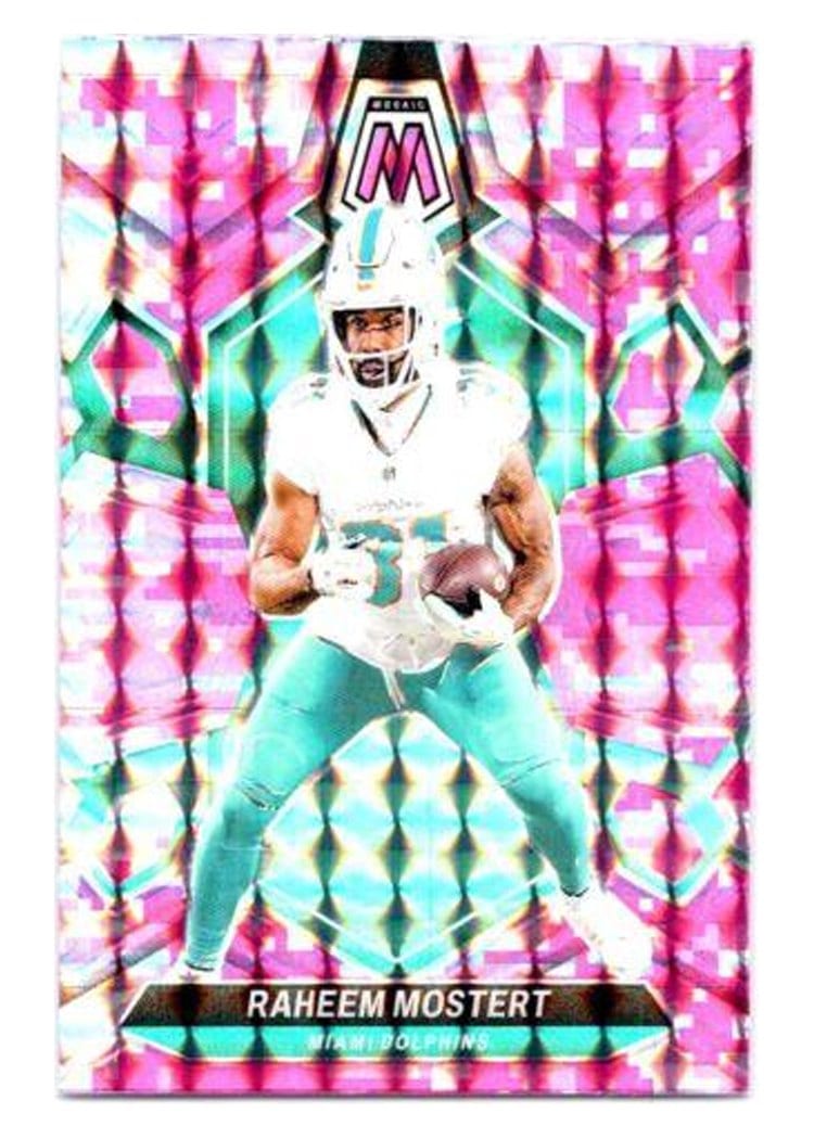 2024 Panini Mosaic Base Set Raheem Mostert #136 card