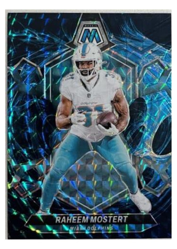 2024 Panini Mosaic Base Set Raheem Mostert Genesis #136 card