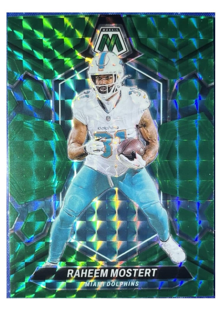 2024 Panini Mosaic Base Set Raheem Mostert #136 card