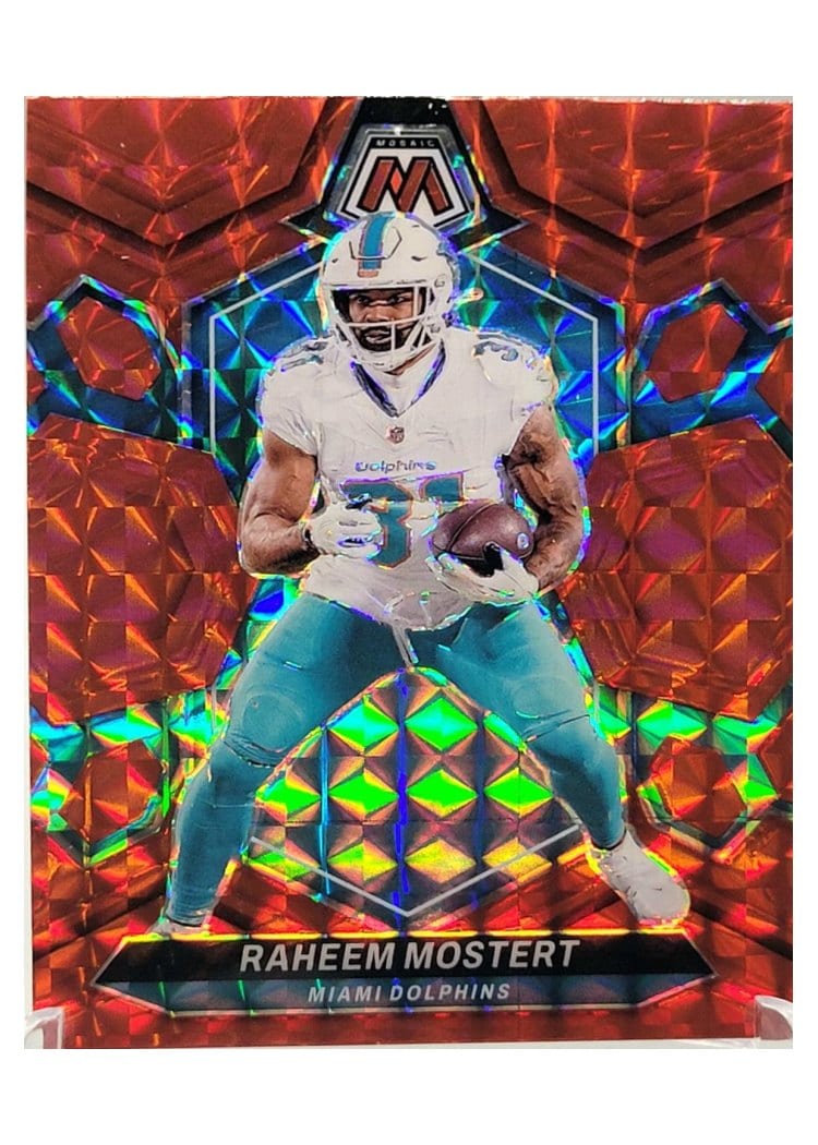 2024 Panini Mosaic Base Set Raheem Mostert #136 card