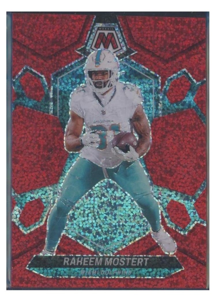 2024 Panini Mosaic Base Set Raheem Mostert #136 card