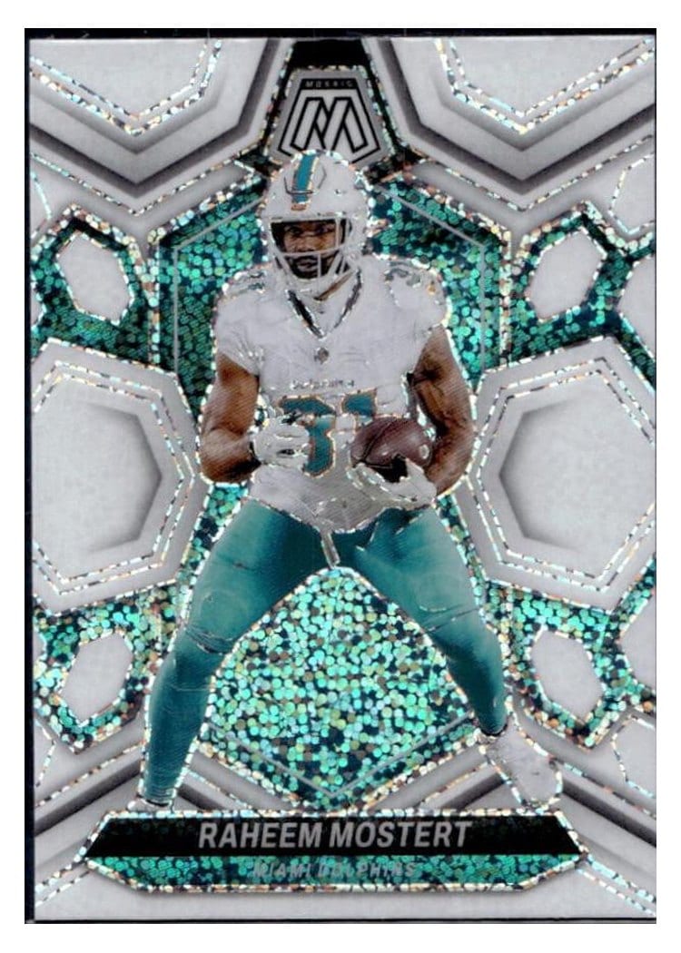 2024 Panini Mosaic Base Set Raheem Mostert #136 card