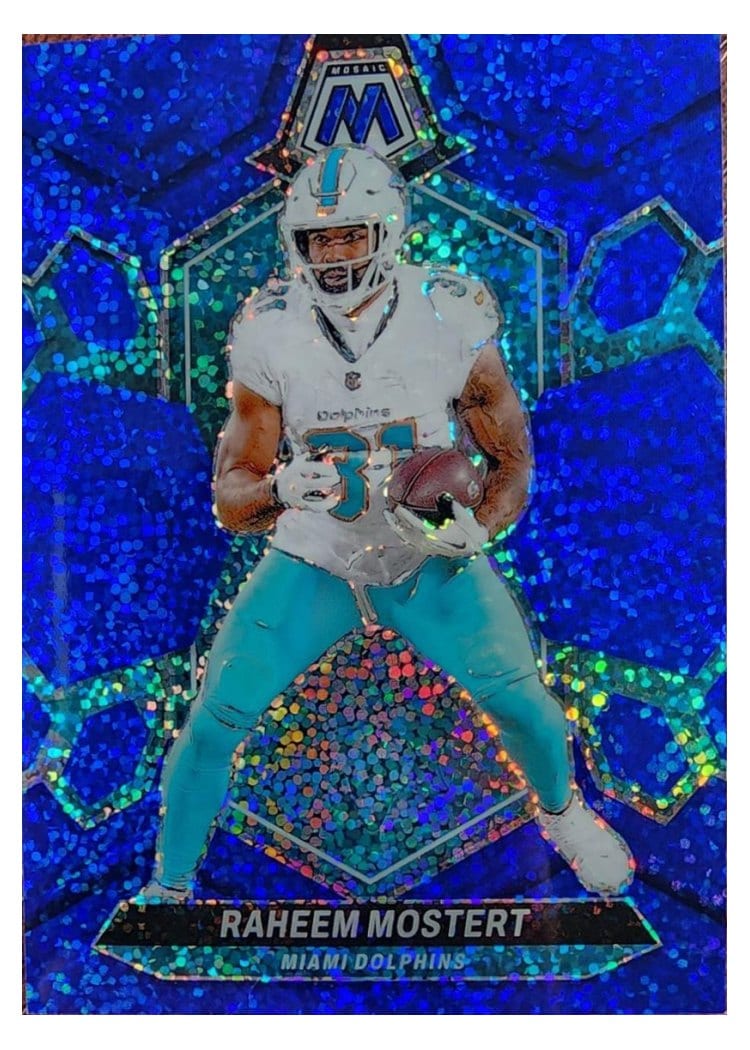 2024 Panini Mosaic Base Set Raheem Mostert #136 card