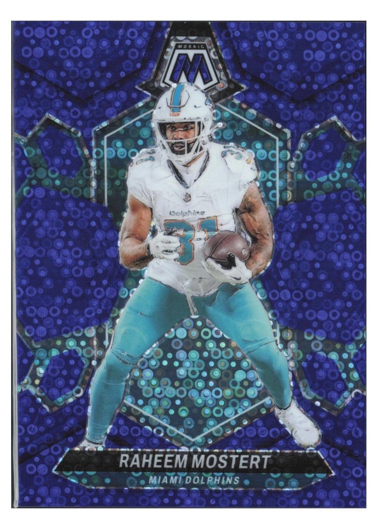 2024 Panini Mosaic Base Set Raheem Mostert #136 card