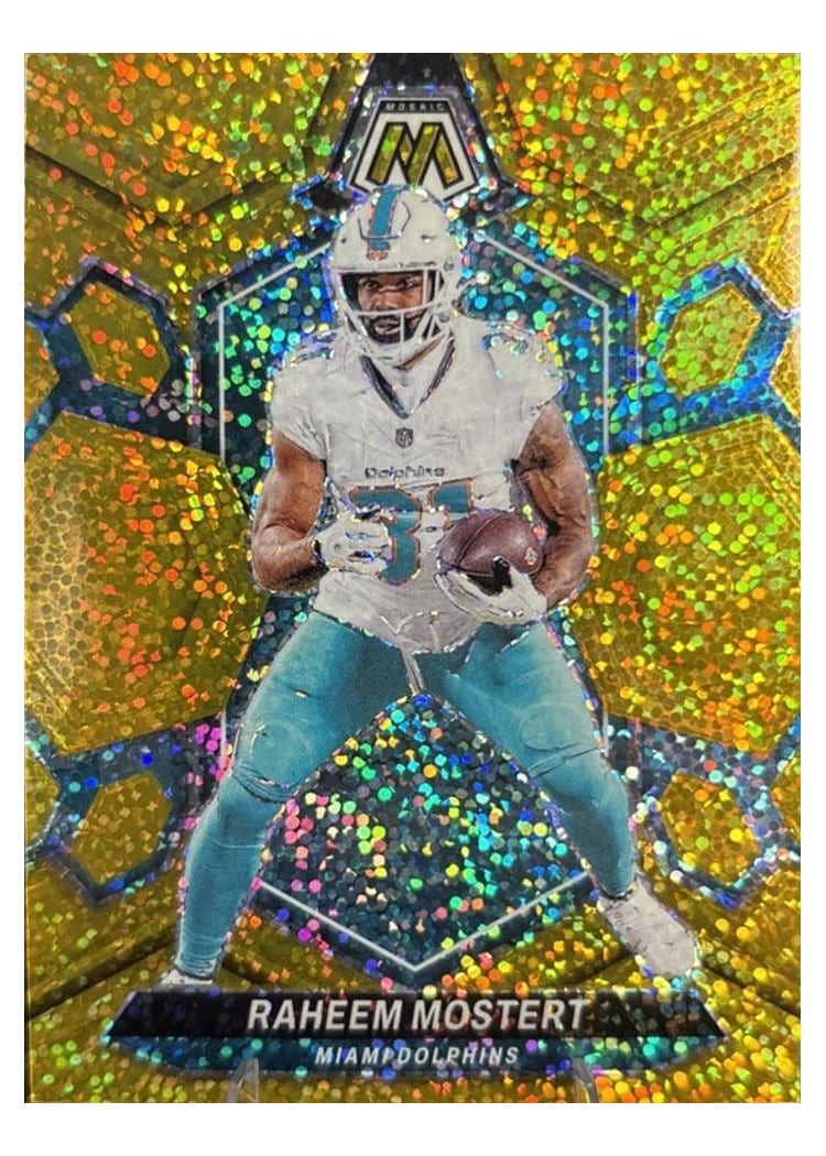 2024 Panini Mosaic Base Set Raheem Mostert #136 card