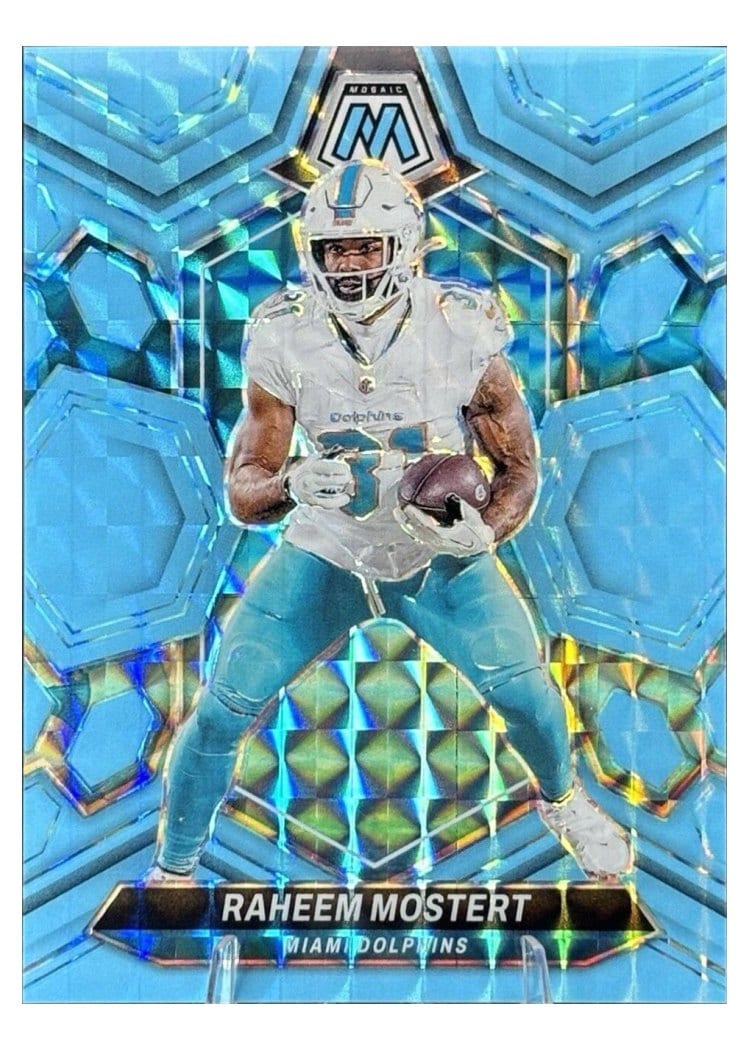 2024 Panini Mosaic Base Set Raheem Mostert #136 card