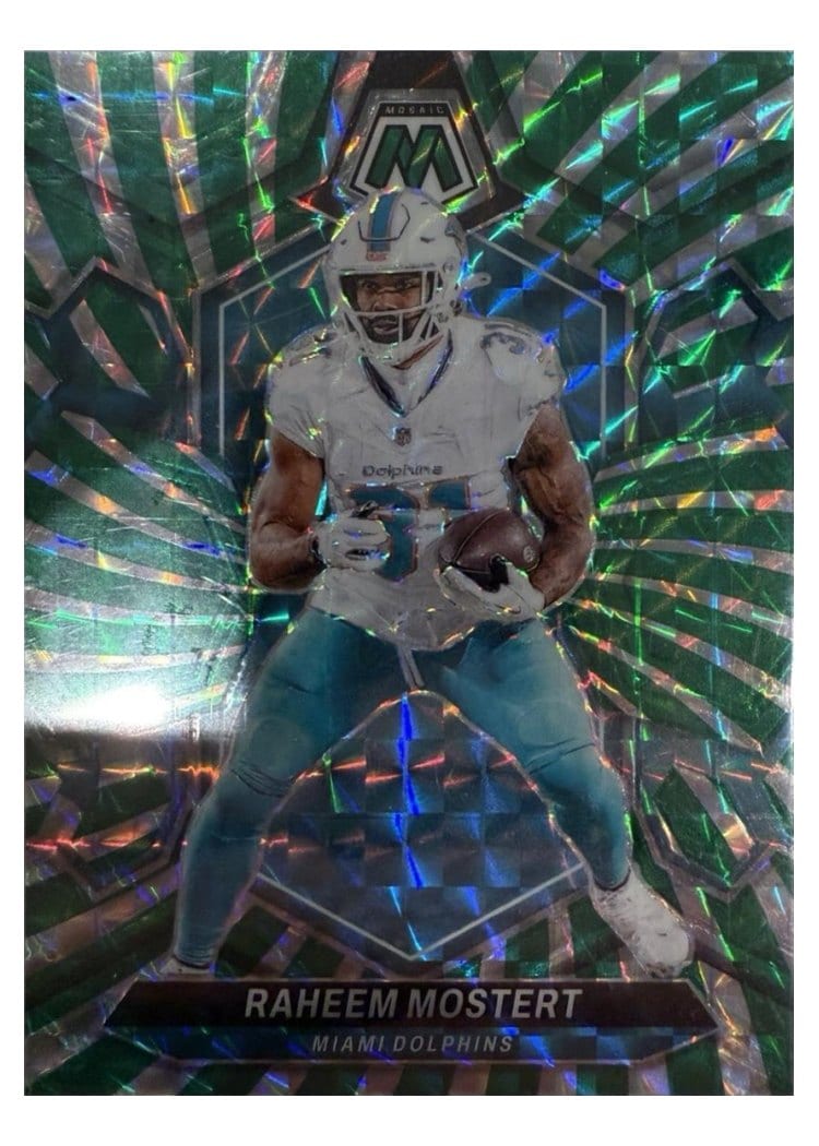 2024 Panini Mosaic Base Set Raheem Mostert #136 card