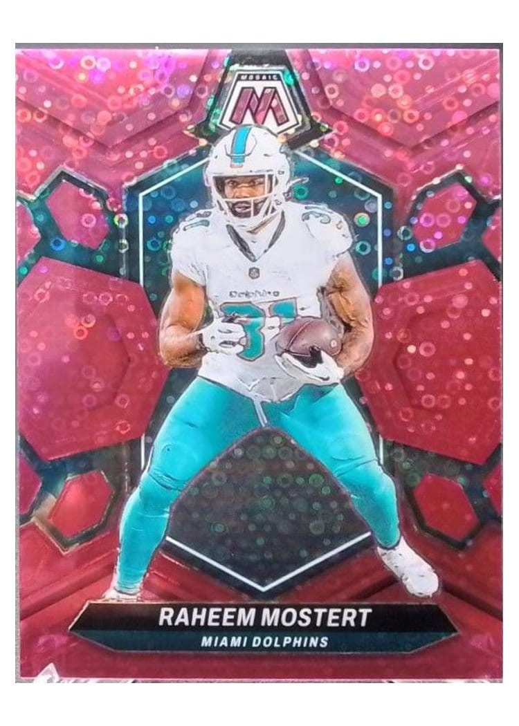 2024 Panini Mosaic Base Set Raheem Mostert #136 card