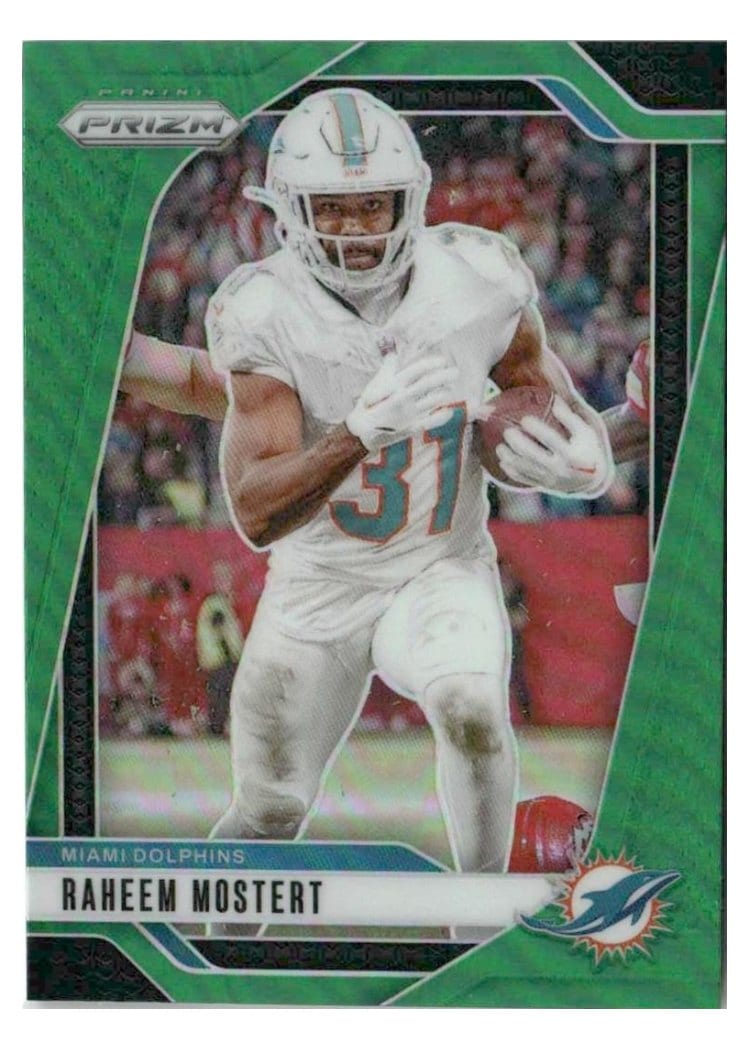 2024 Panini Prizm Base Set Raheem Mostert #179 card