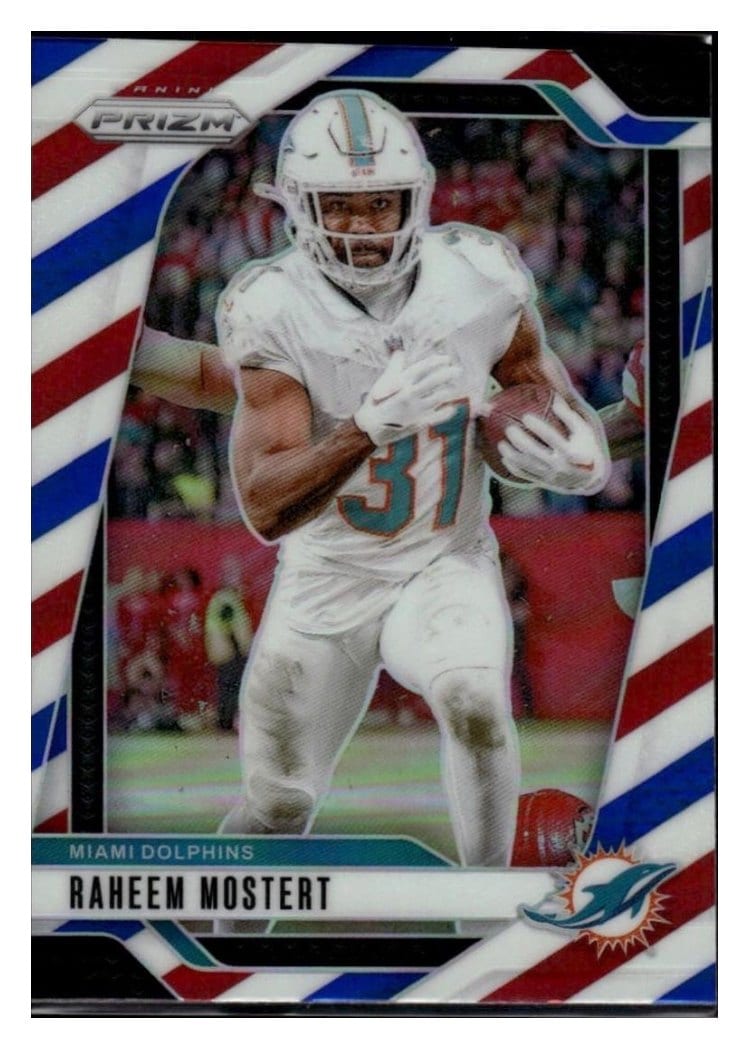2024 Panini Prizm Base Set Raheem Mostert #179 card