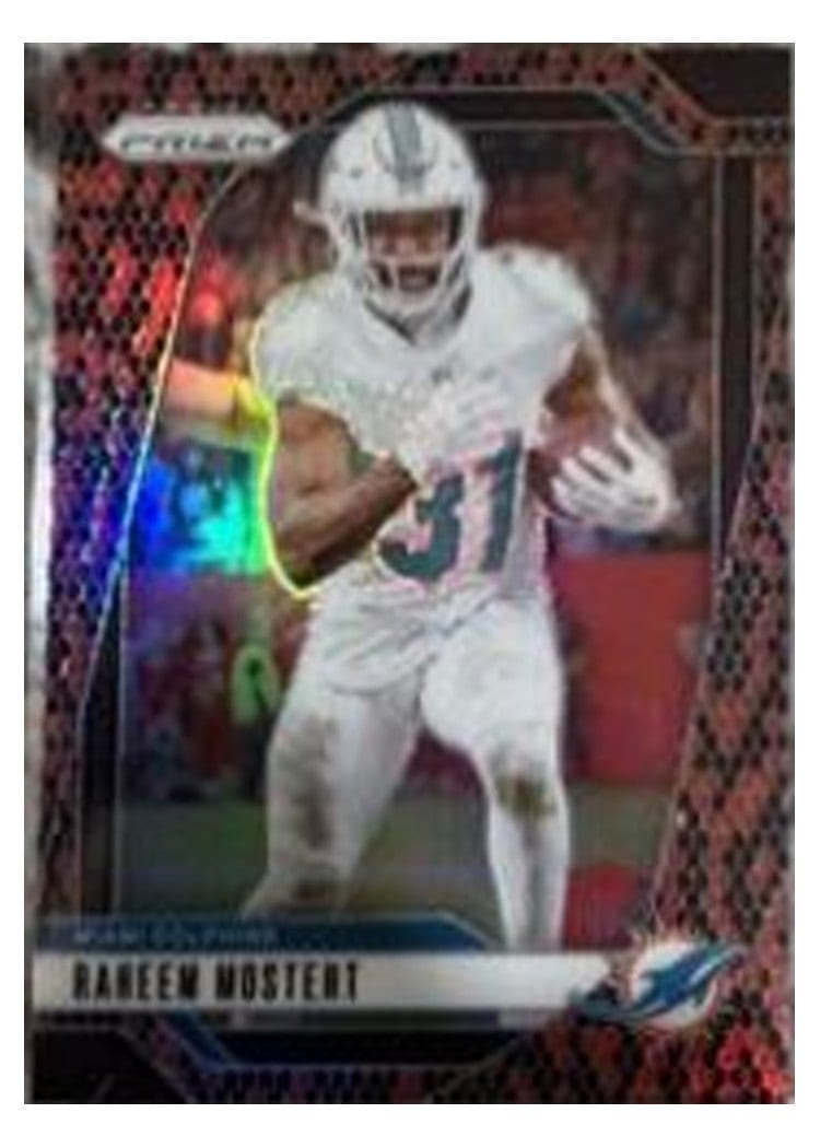 2024 Panini Prizm Base Set Raheem Mostert #179 card