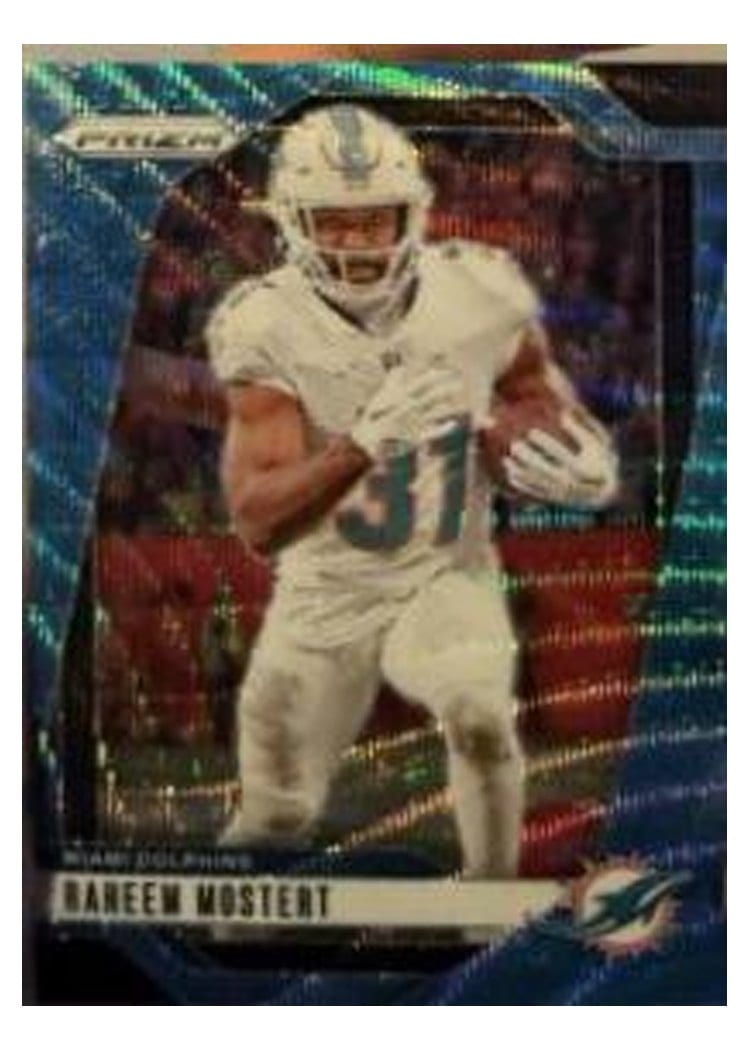 2024 Panini Prizm Base Set Raheem Mostert #179 card