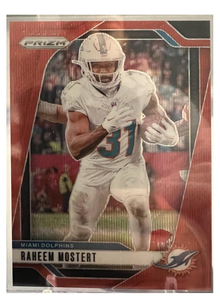 2024 Panini Prizm Base Set Raheem Mostert #179 card