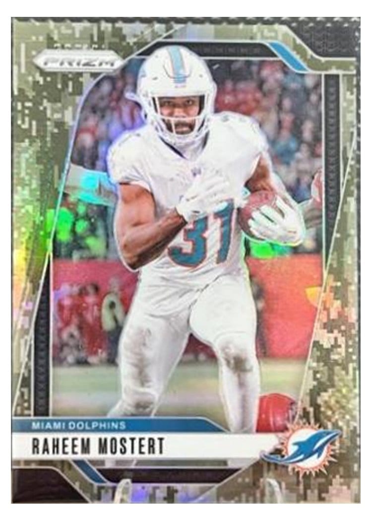 2024 Panini Prizm Base Set Raheem Mostert #179 card