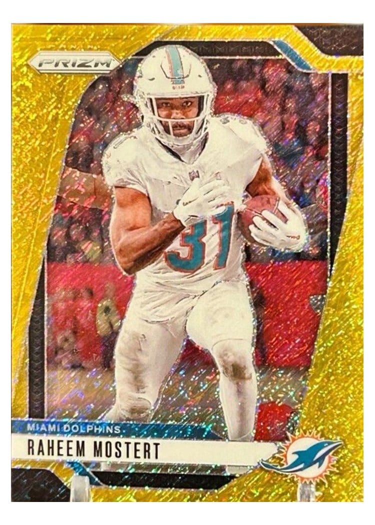 2024 Panini Prizm Base Set Raheem Mostert #179 card